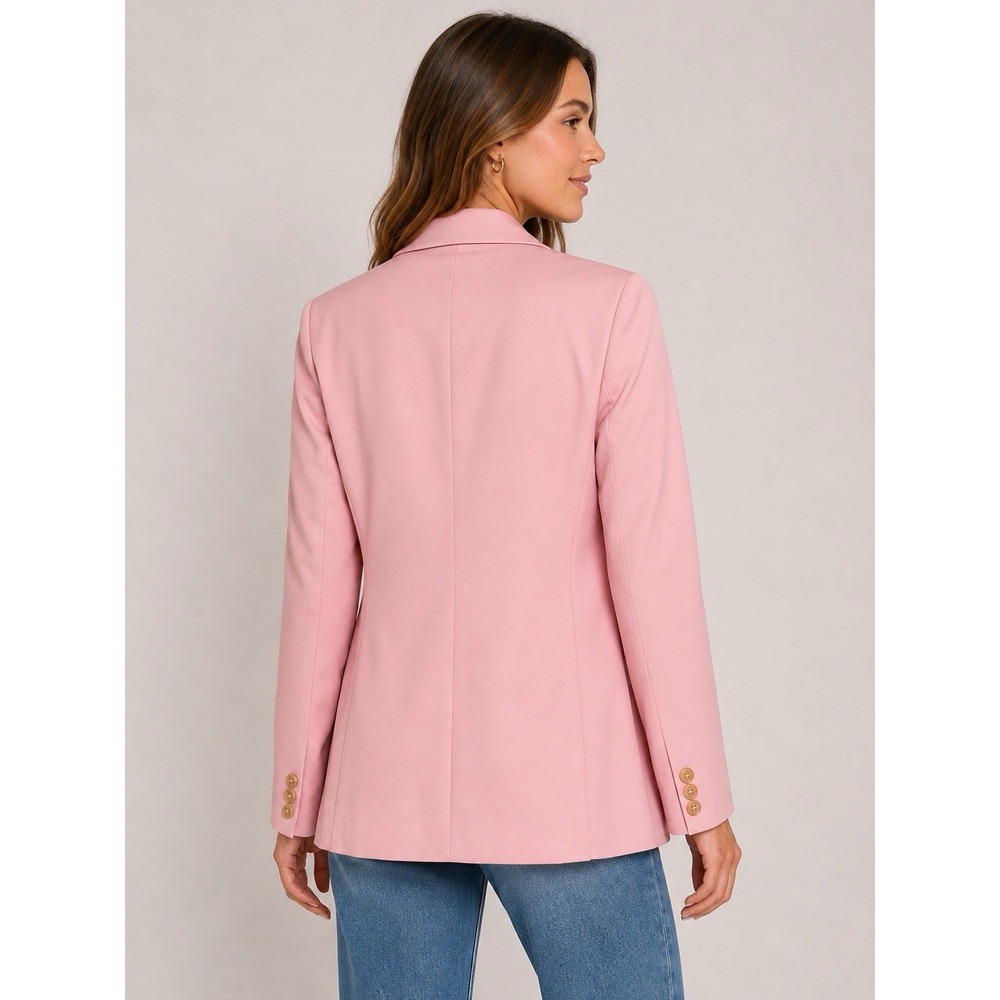 WAYF Women's Pink Blazer Jacket Medium M NWT Nordstrom One Button - Picture 2 of 13
